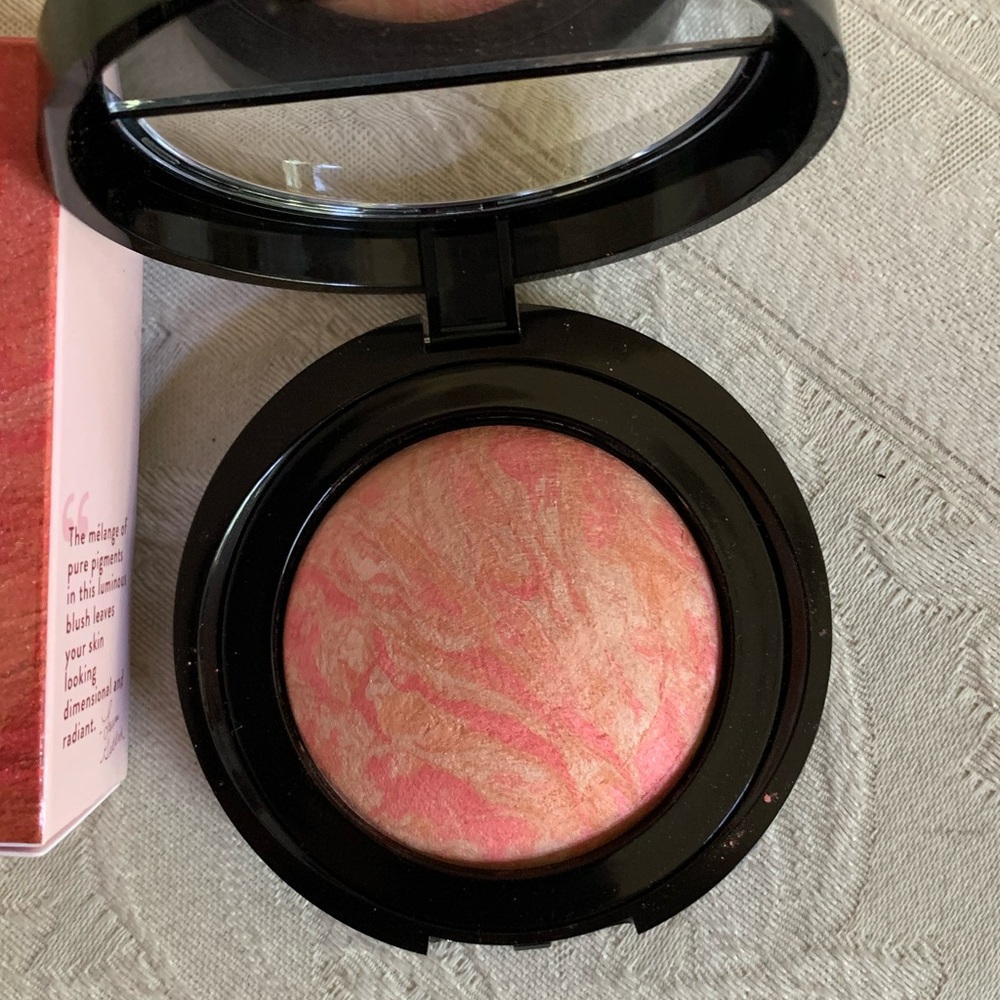 Laura Geller Blush n Brighten Baked Marbleized Blush Coral Cove BNIB - Picture 5 of 10